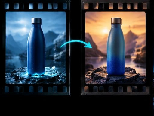 Ilustración conceptual: adaptación de videos